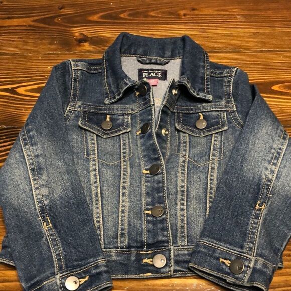NWOT The Children’s Place Toddler Girl Jean Jacket - Picture 1 of 4